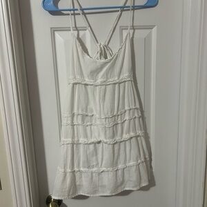 Hollister Ivory Textured Dress